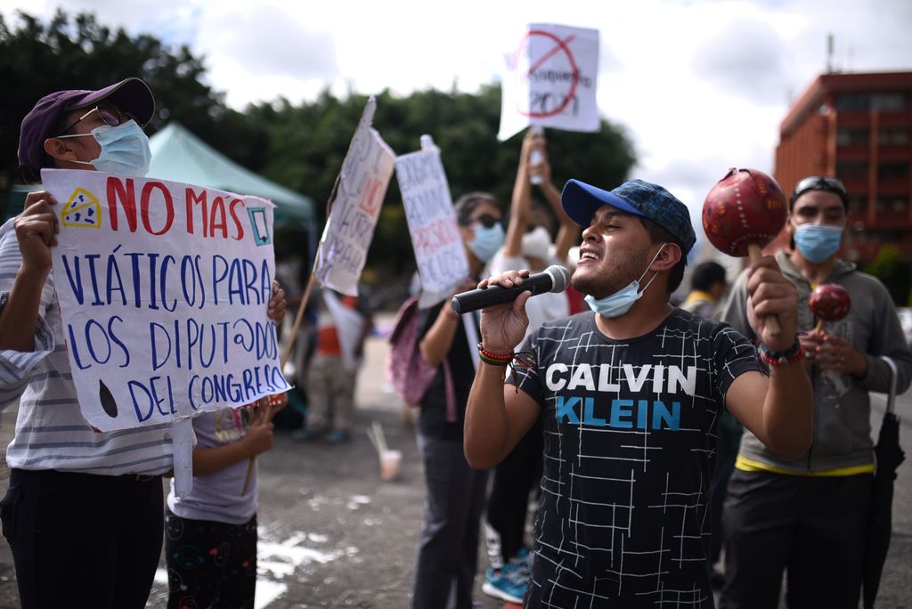 Protestas continúan en Guatemala