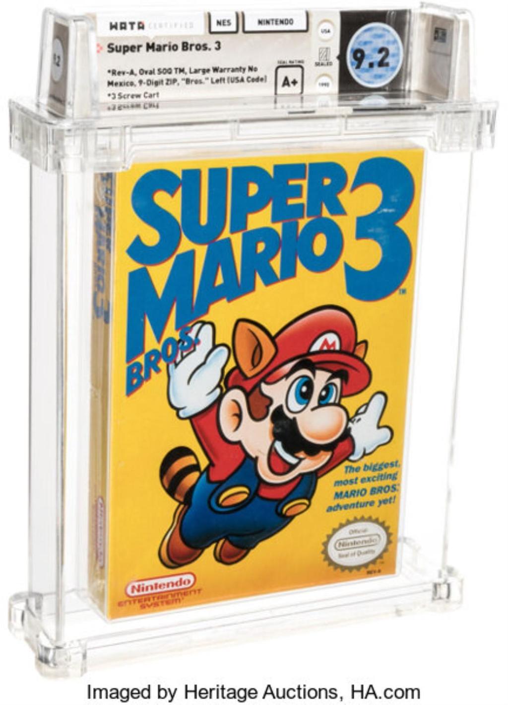 Super Mario 3, el juego más caro