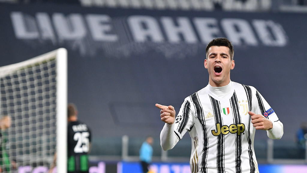Gol de Morata pone a Juventus en octavos de la Liga de Campeones