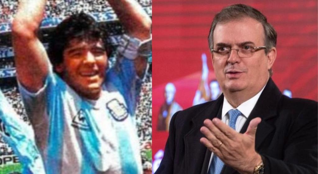 'Te llevas algo nuestro', dice Ebrard tras muerte de Maradona