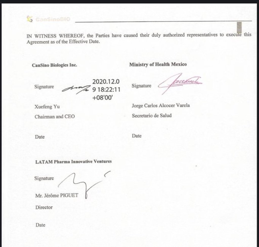 Acuerdan precompra de vacunas a CanSino