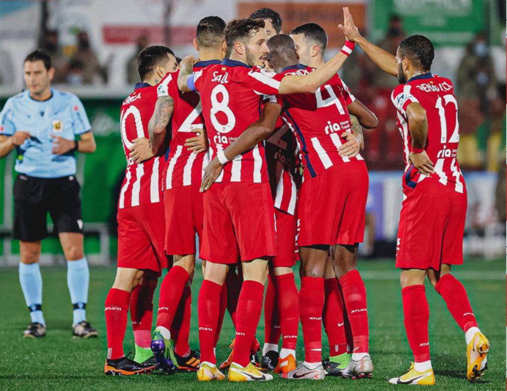 Atlético de Madrid supera primera eliminatoria en Copa del Rey