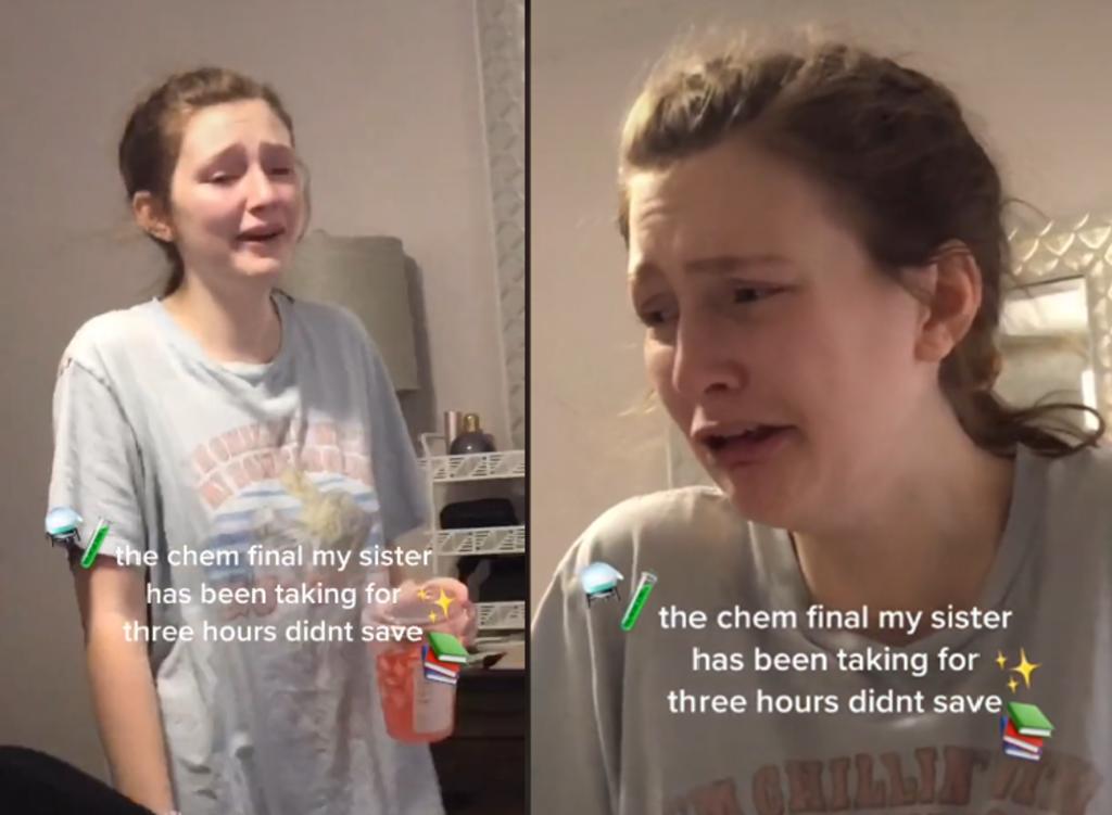 Estudiante llora cuando por error borra su examen en lugar de guardarlo
