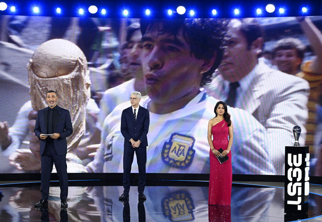 Maradona y Rossi son recordados en los premios The Best de la FIFA