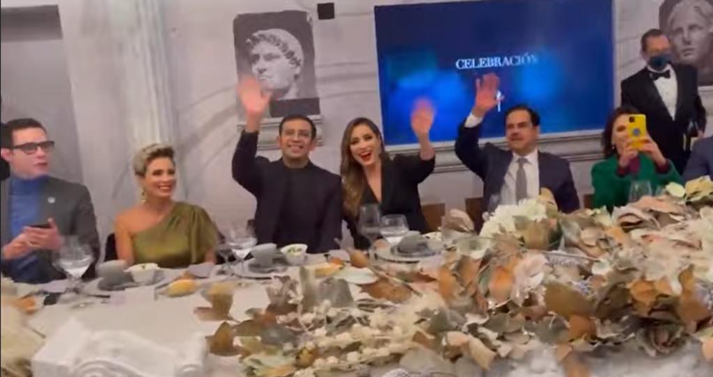 Paty Chapoy comparte video de fiesta con Salinas Pliego