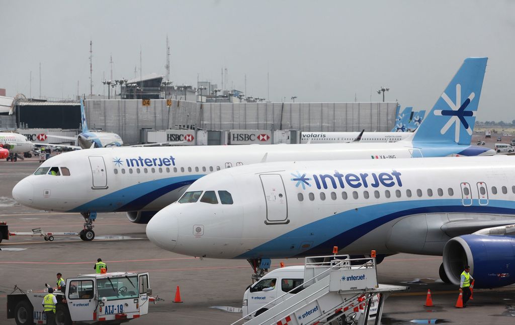 Cancela Interjet vuelos en lo que resta del año