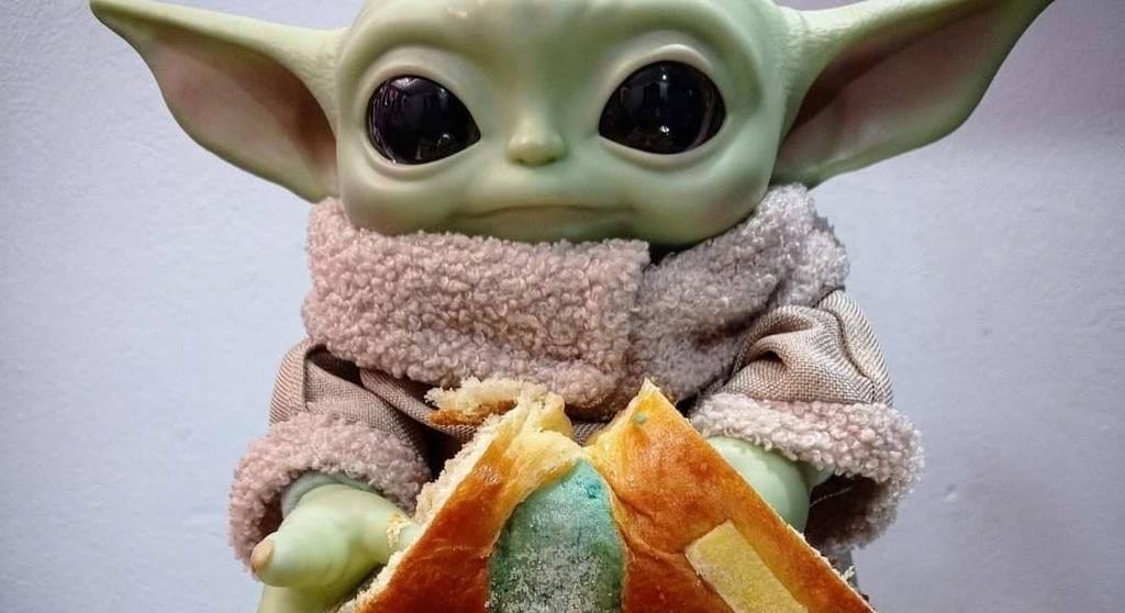 'Que la fuerza te acompañe'; ya hay rosca de reyes de 'Baby Yoda'