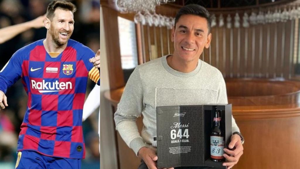 Portero del Pachuca recibe regalo de Messi