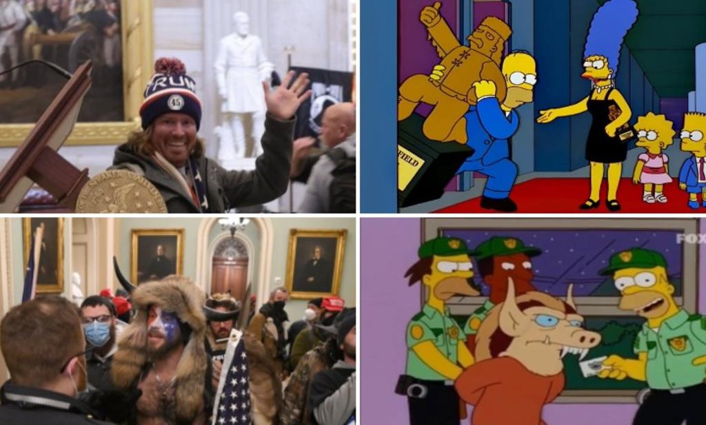 Difunden una predicción más de los Simpsons en el Capitolio