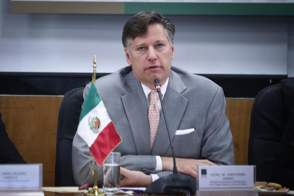 Embajador de EUA en México se despide del cargo