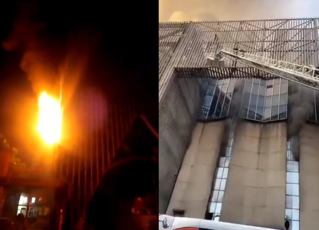 Difunden videos del incendio en las oficinas del Metro en la CDMX
