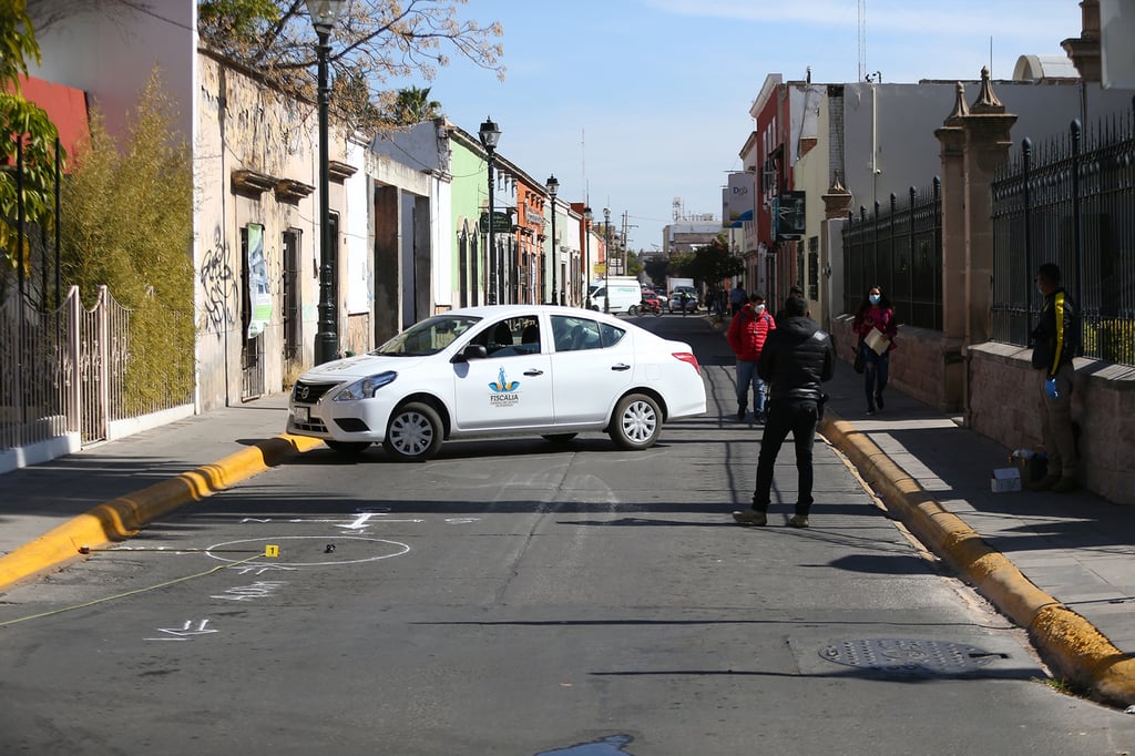 Sujeto realizó disparos en Zona Centro de Durango