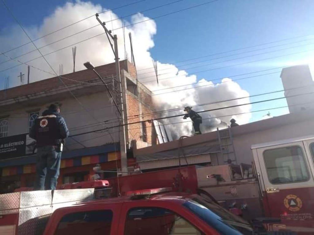 Se incendia cuarto de lavado en Santiago Papasquiaro
