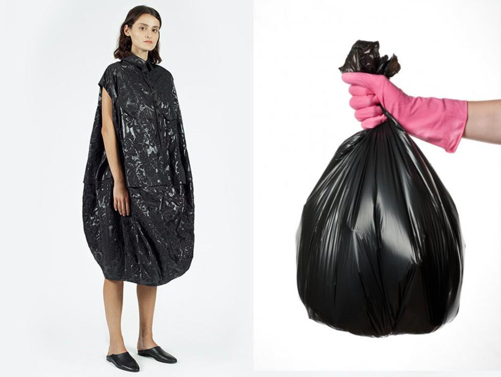 Vestido que se vende en 6 mil pesos es comparado con una bolsa de basura