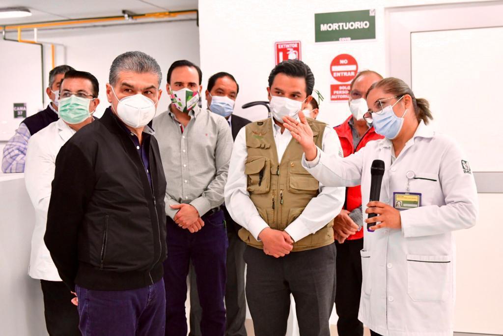 Trabaja IMSS en reconversión hospitalaria de Coahuila y Nuevo León