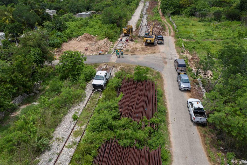 Frenan habitantes obras del Tren Maya en Yucatán