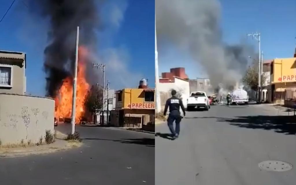 Pipa de gas explota en Chalco; deja daños en viviendas