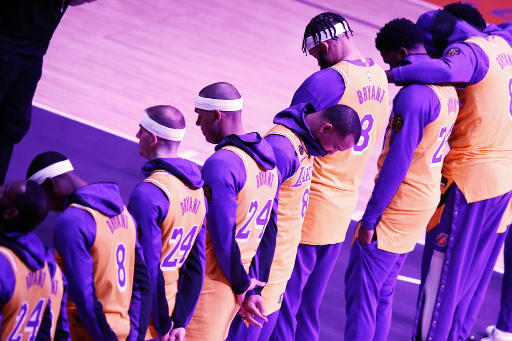 Los Lakers hará sutil homenaje a Kobe Bryant tras un año de su muerte