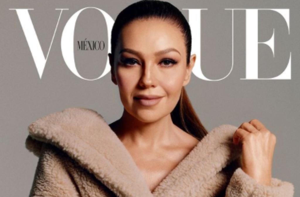 Thalía cumple su sueño de protagonizar portada de Vogue