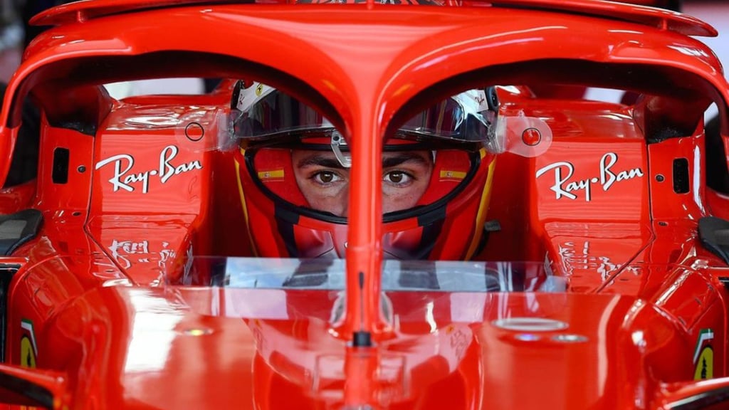 Sainz, feliz con Ferrari