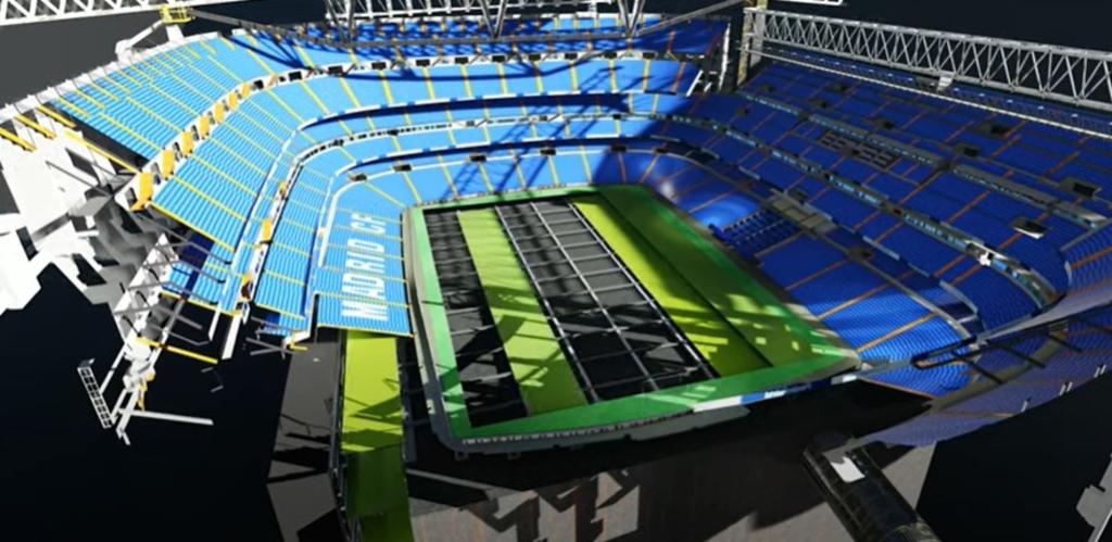 VIDEO: Así funcionará el campo retráctil del estadio Santiago Bernabéu