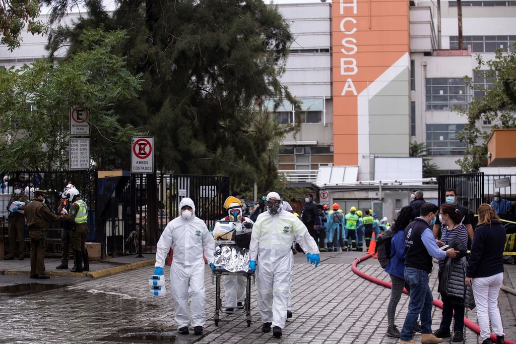 Hospital en Chile sufre incendio