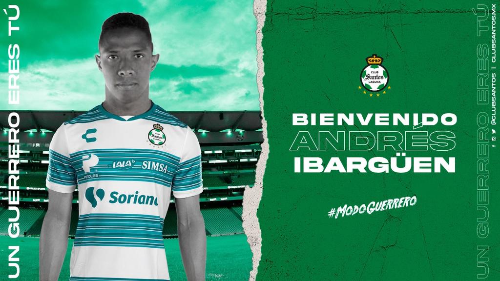 Andrés Ibargüen es el nuevo jugador de Santos Laguna