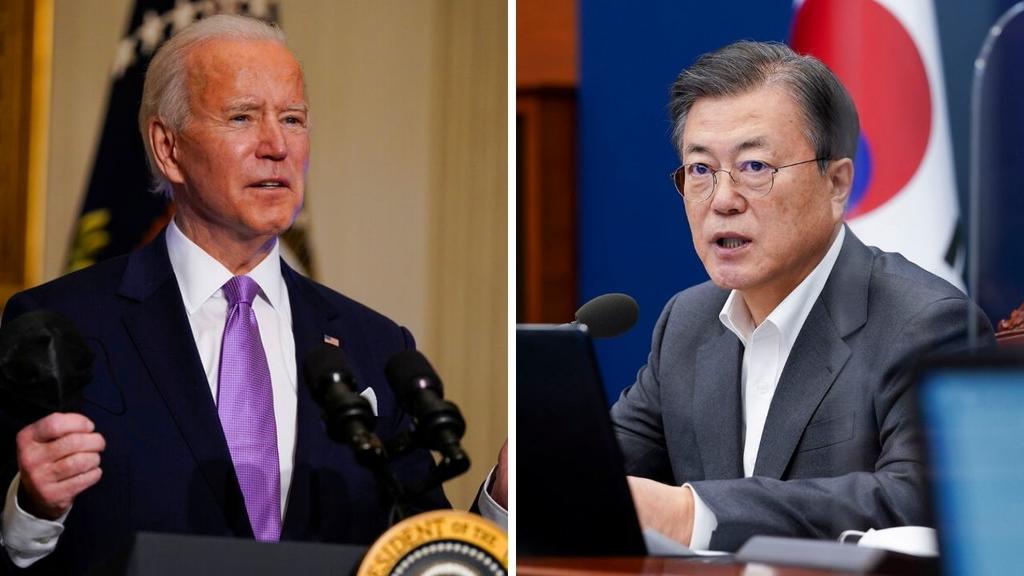 Moon y Biden acuerdan potenciar la alianza de Corea del Sur con EUA para la paz