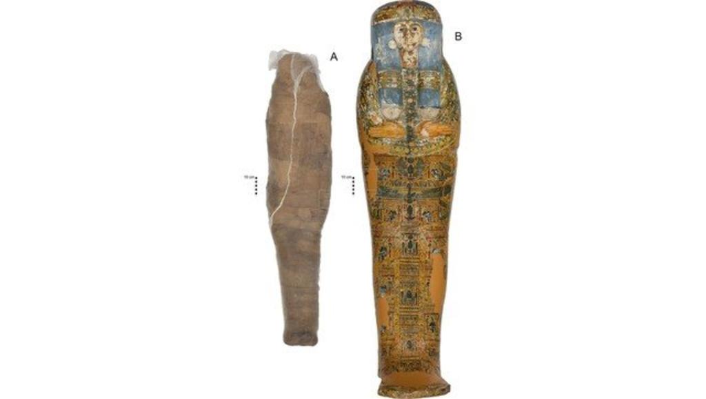 Estudian momia egipcia con un raro tratamiento mortuorio