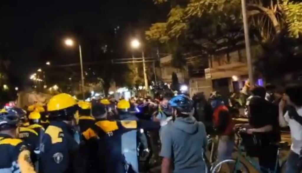 Suspenden a 4 mandos de la SSC tras enfrentamiento con ciclistas en CDMX