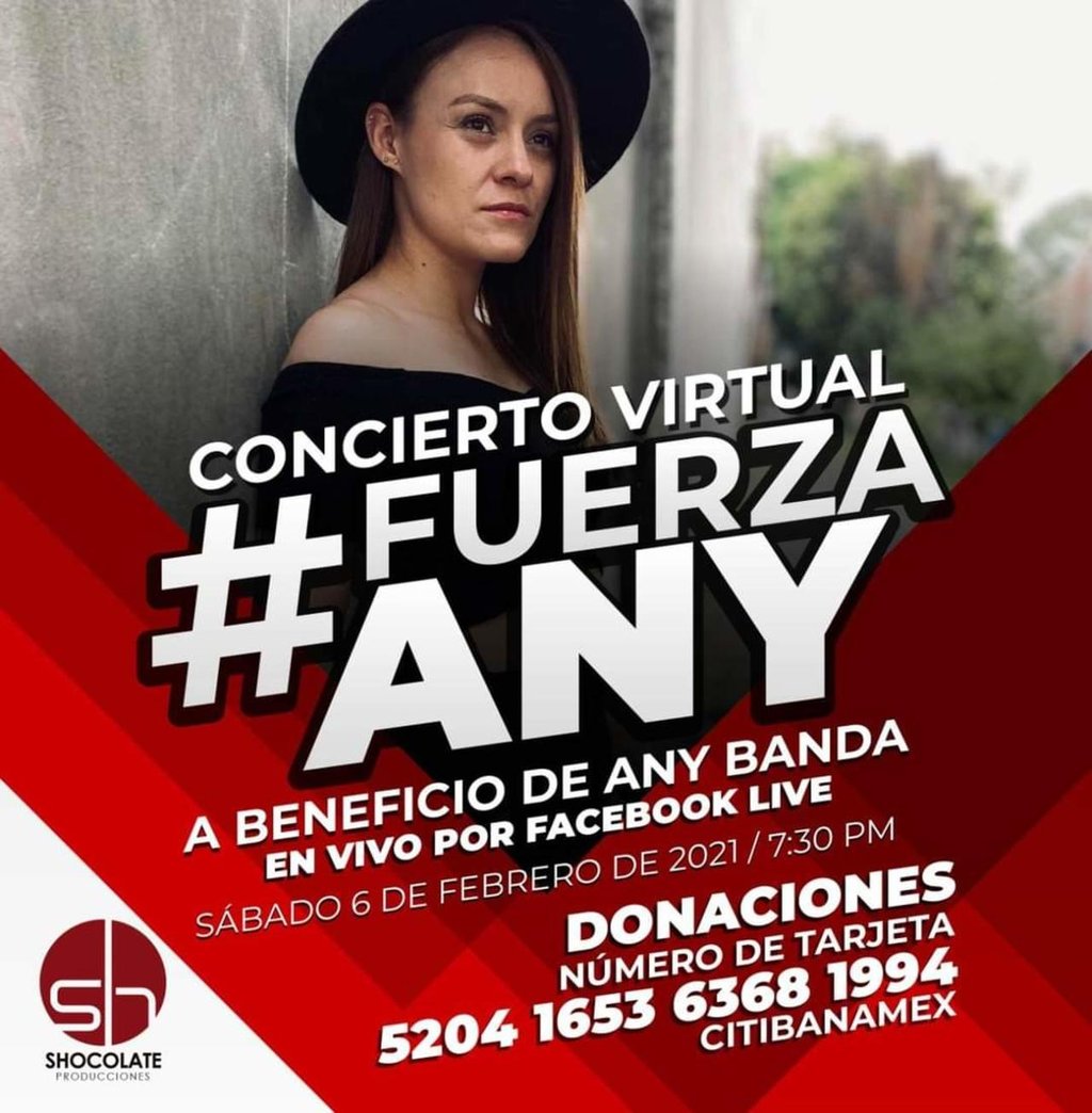 Músicos duranguenses piden apoyo a la cantante Any Banda #FuerzaAny