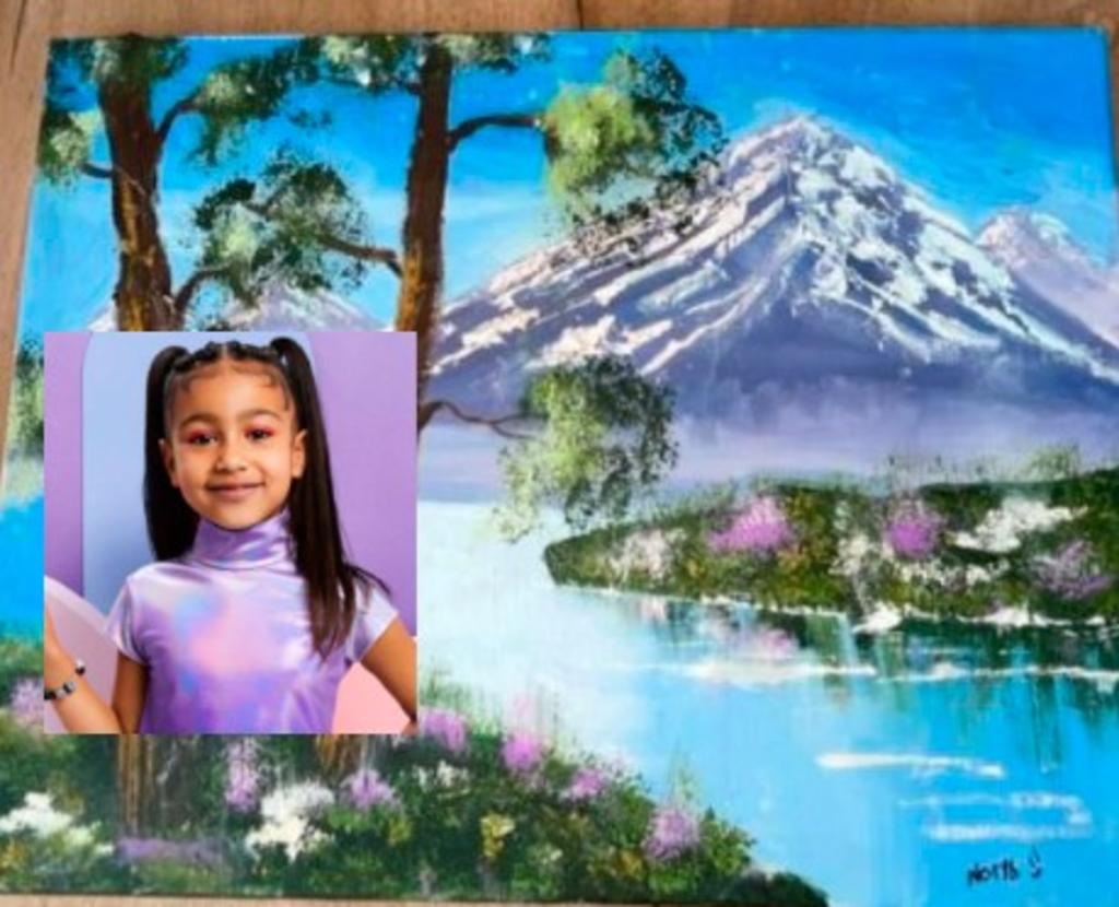 Tuden a Kim Kardashian por presumir que su hija de siete pintó profesional marco