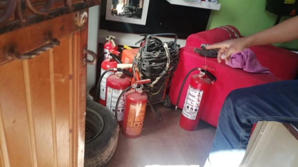 Irregulares, cinco talleres de recarga de extintores