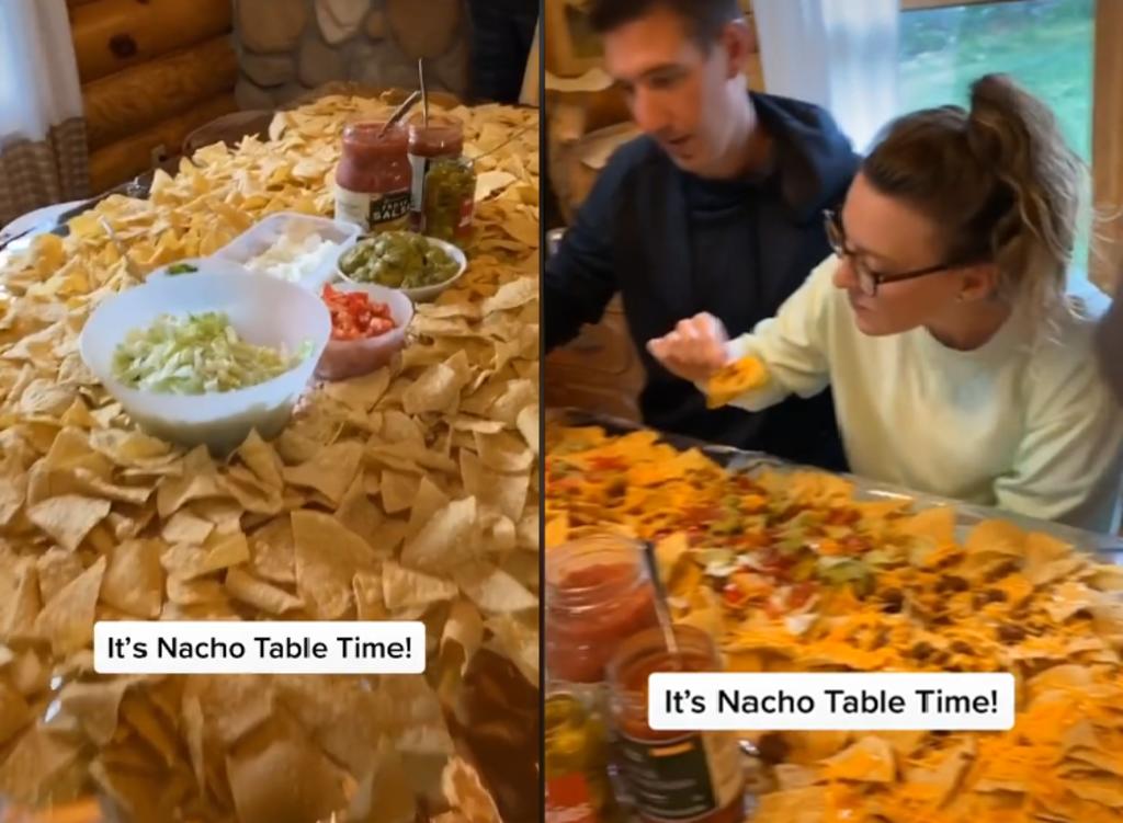 Familia revela su forma de comer nachos y reciben críticas