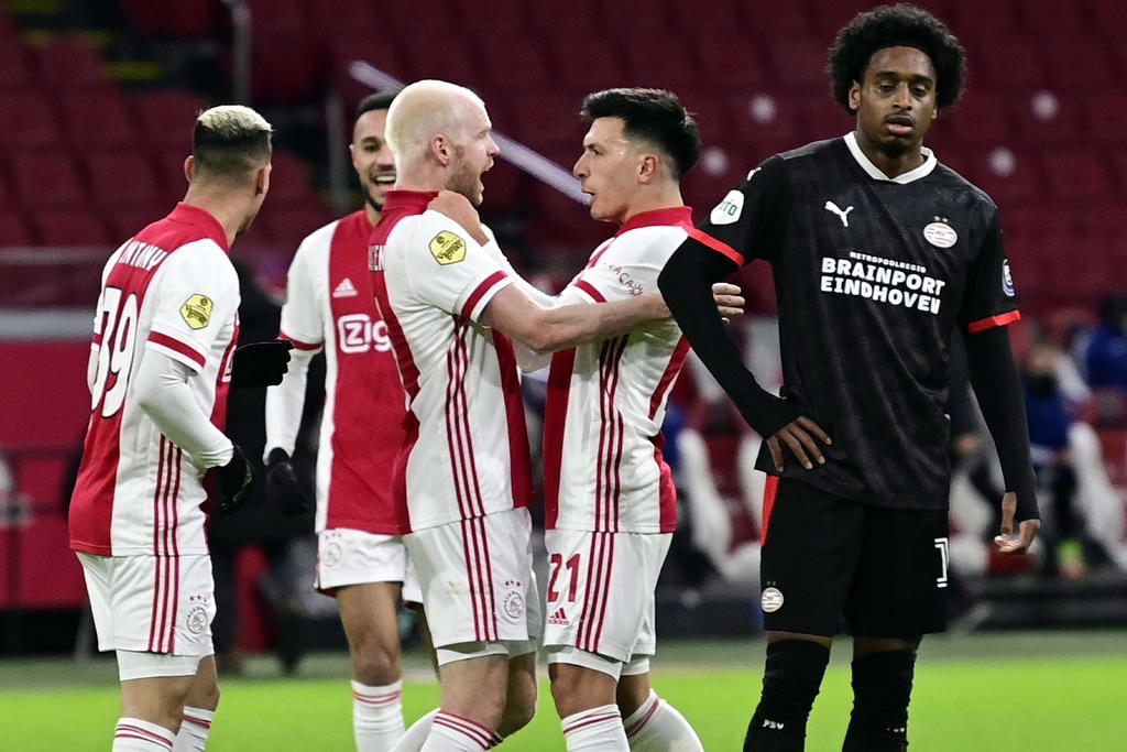 Ajax de Edson Álvarez elimina al PSV en cuartos de final de la Copa de Holanda