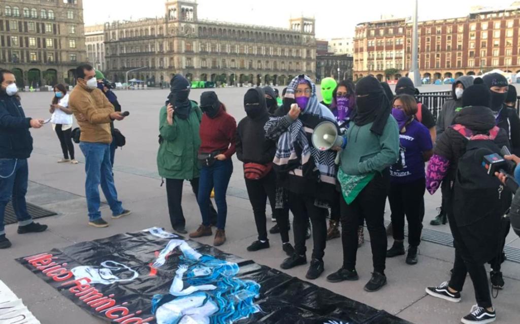Feministas protestan contra candidatura de Félix Salgado Macedonio