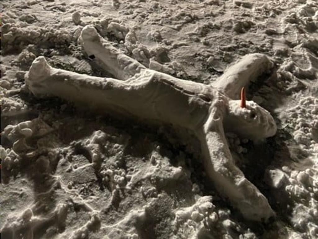 Policías se movilizan por un ‘cadáver’, pero era un muñeco de nieve