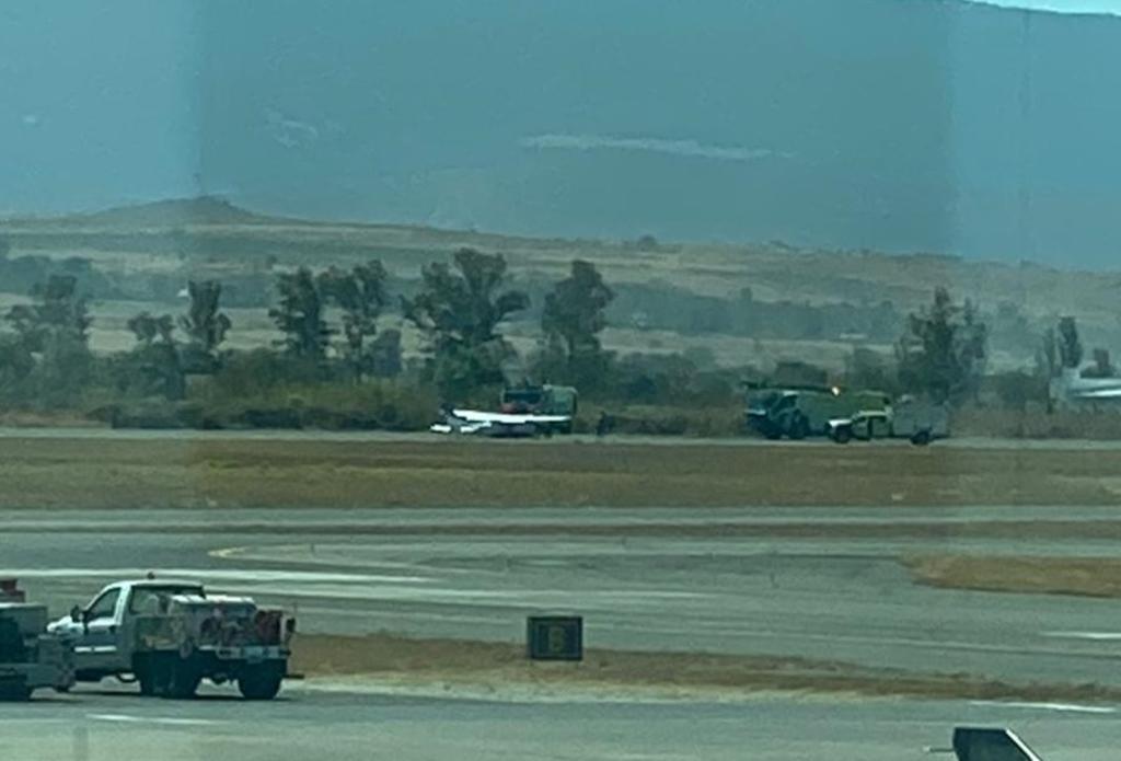 Reportan aterrizaje forzoso de una aeronave en Guadalajara