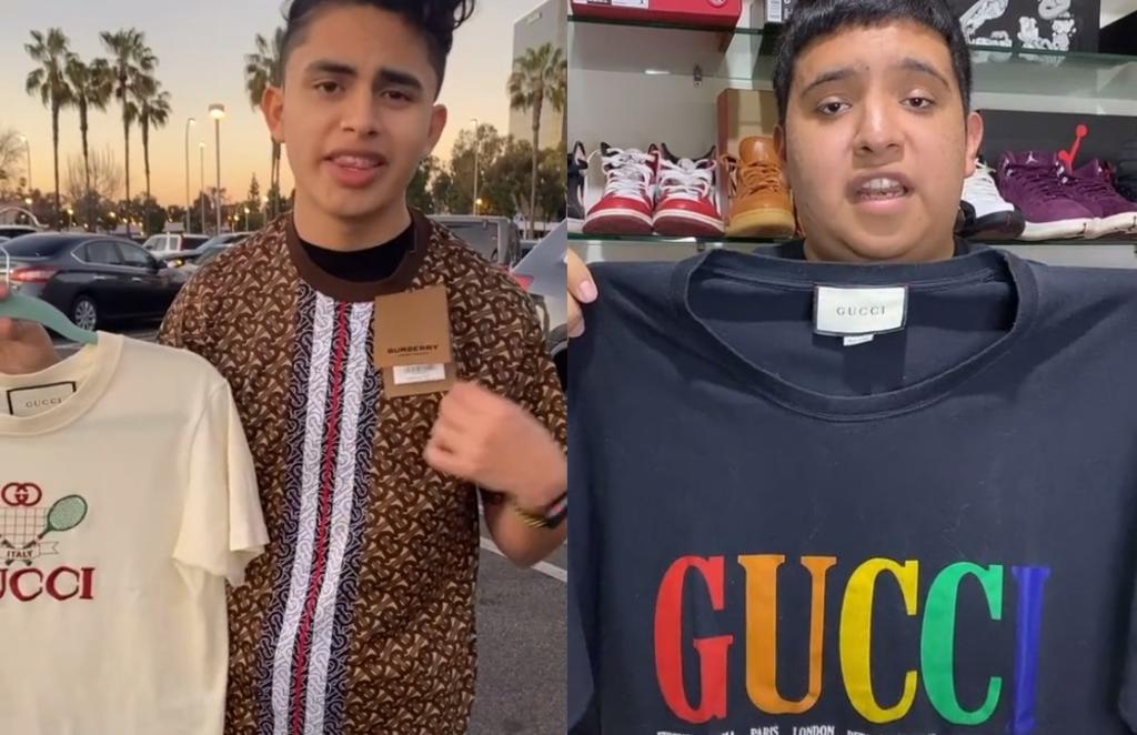 Critican en redes a tiktokers que presumen sus prendas de Gucci