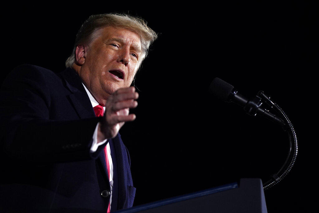 Trump alista su primer discurso como expresidente de EUA en Florida