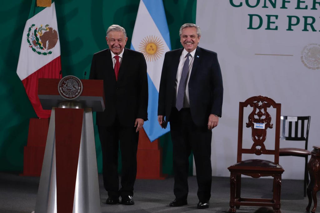México y Argentina deben crear eje que una el continente: Alberto Fernández