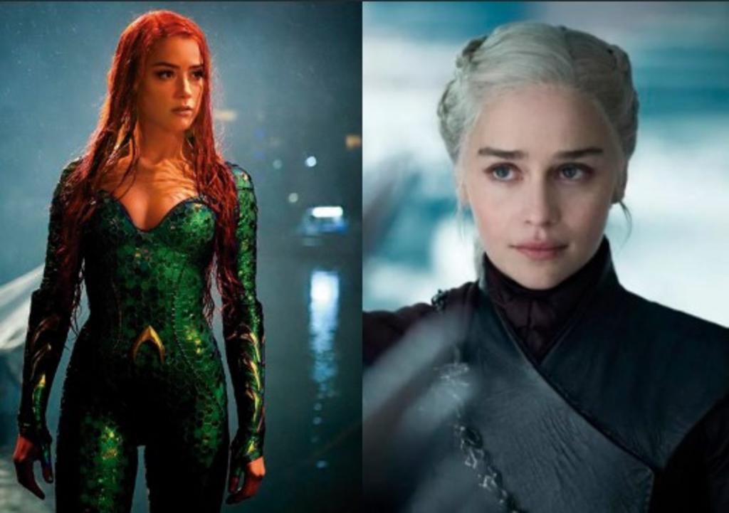 Amber Heard queda fuera de Aquaman 2; Emilia Clarke tomaría su lugar