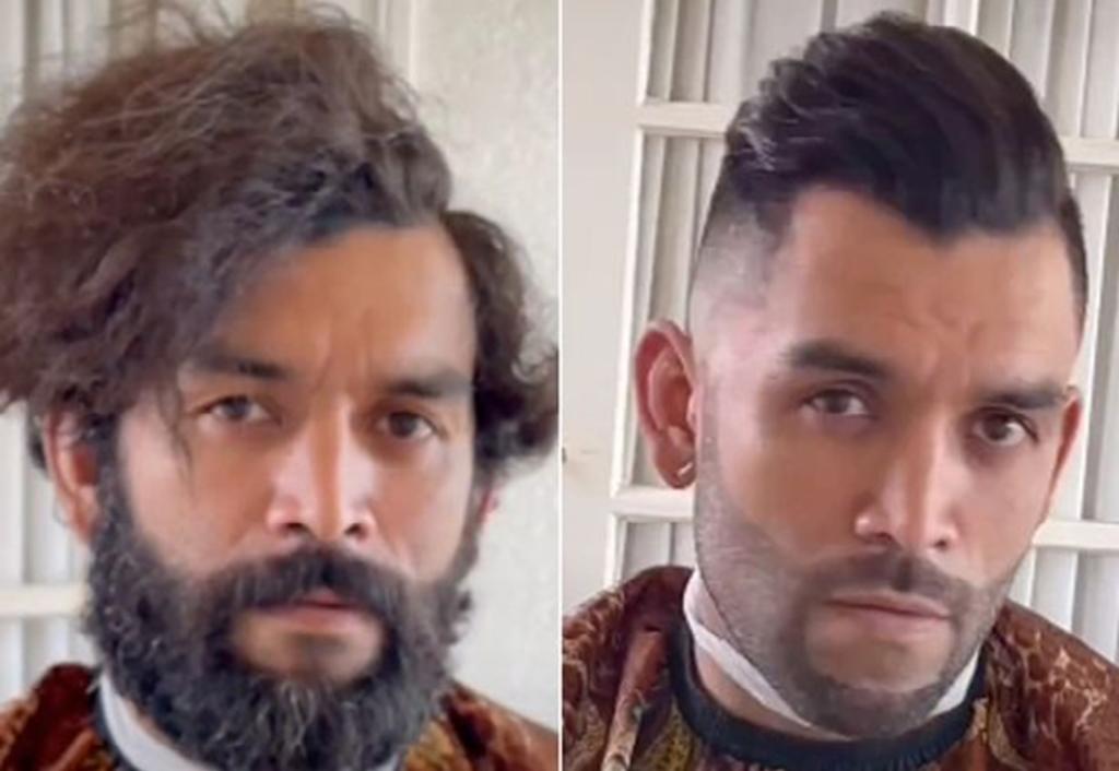 Indigente recibe corte de cabello gratis y el cambio sorprende en la red