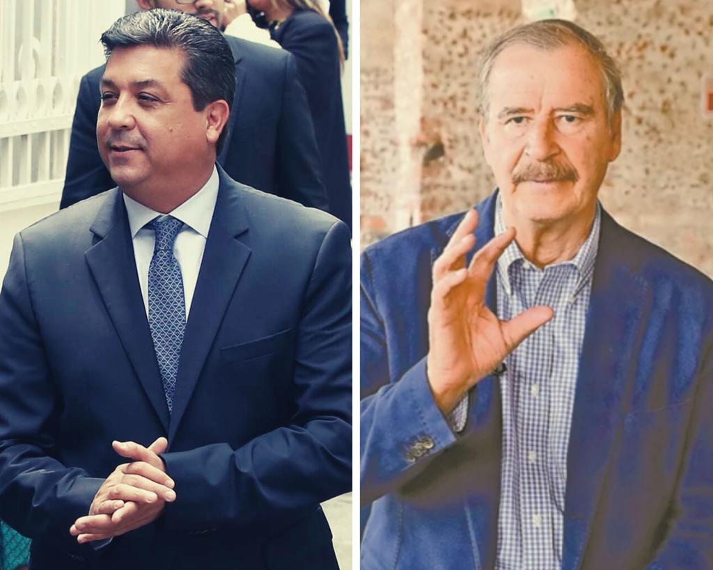 Vicente Fox publica video en apoyo a García Cabeza de Vaca