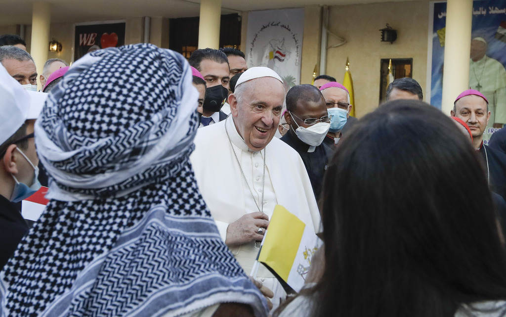 Sella papa histórica visita en la tierra de Abraham