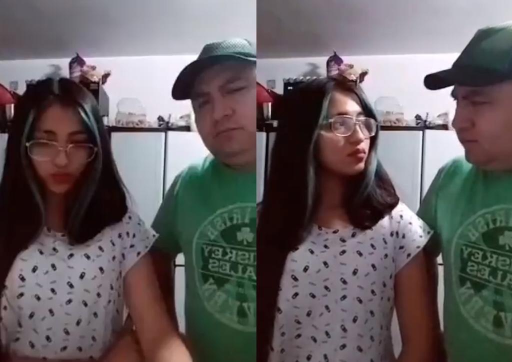 Padre regaña y obliga a disculparse a su hija por hacer 'twerking' en TikTok