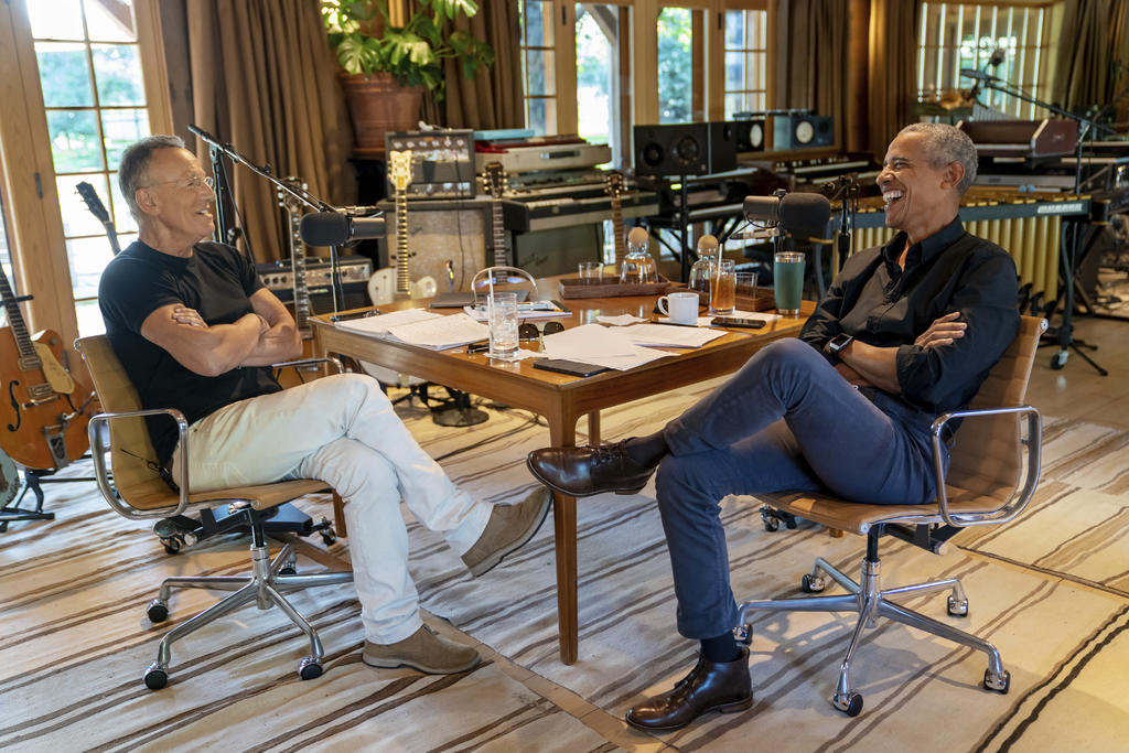 Barack Obama se sincera en podcast con Bruce Springsteen