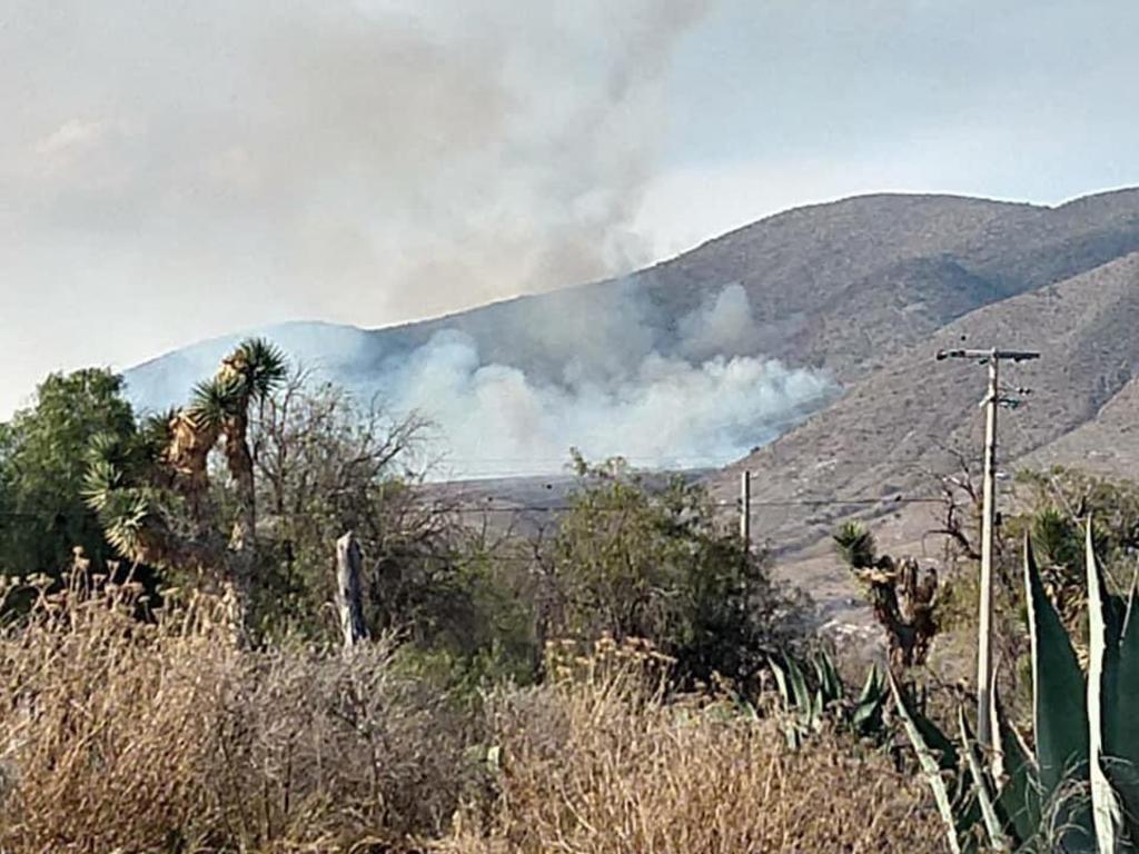 Combaten incendios forestales en Galeana, Nuevo León