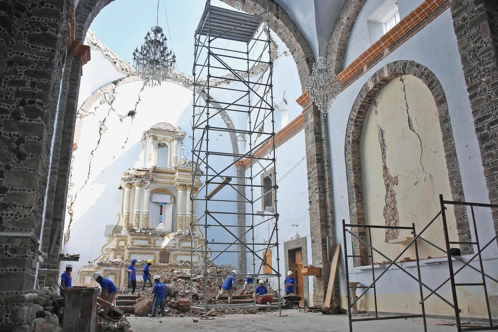 Restauración por sismos, hasta 2022