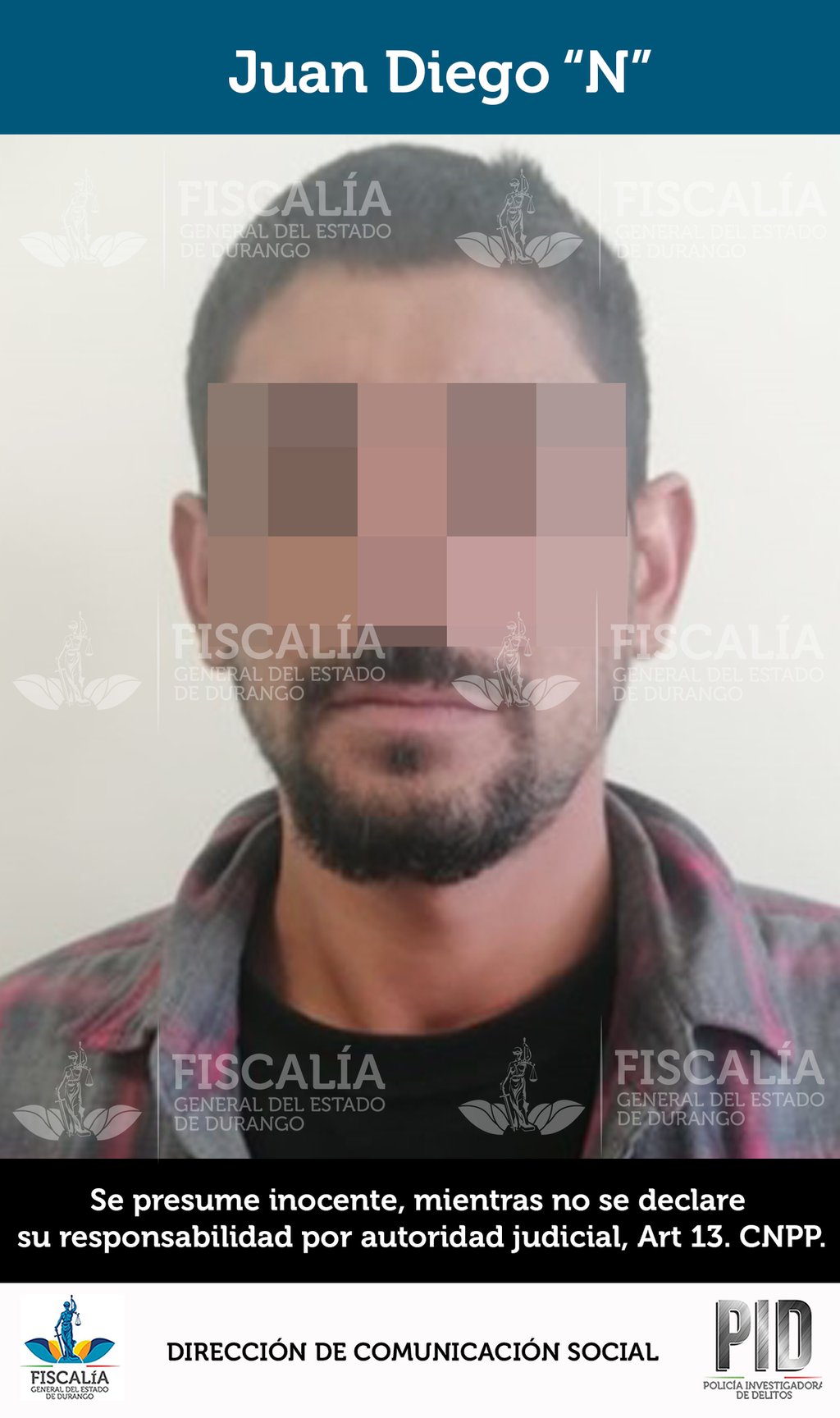 Cae joven secuestrador en Santiago Papasquiaro
